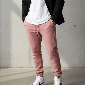 686 EVERYWHERE Performance Double Knit Jogger Pant Slim Fit Rose Pink M
